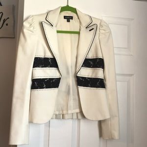 White and Black blazer/jacket
